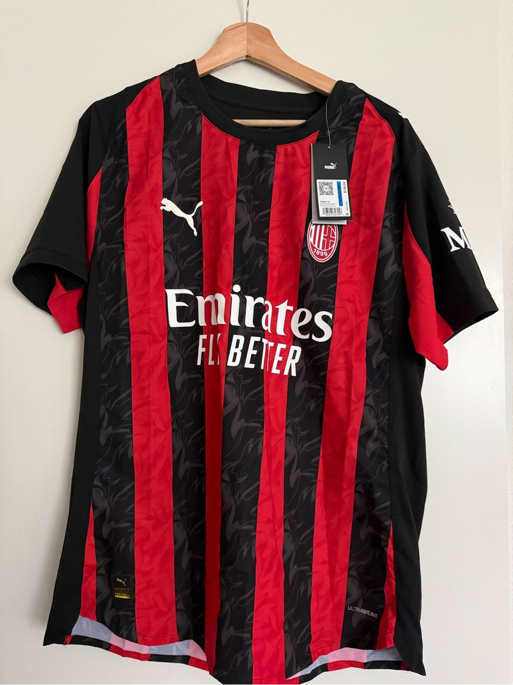 AC Milan Men’s Authentic Jersey